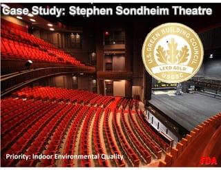 Priority: Indoor Environmental Quality
 