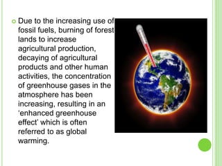 The greenhouse effect | PPTX