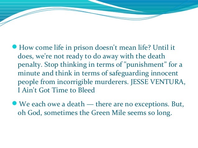 the green mile sparknotes