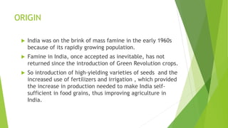 The green revolution in Punjab | PPTX