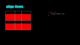 align-items
.grid--6 {
align-items: end;
}
 
