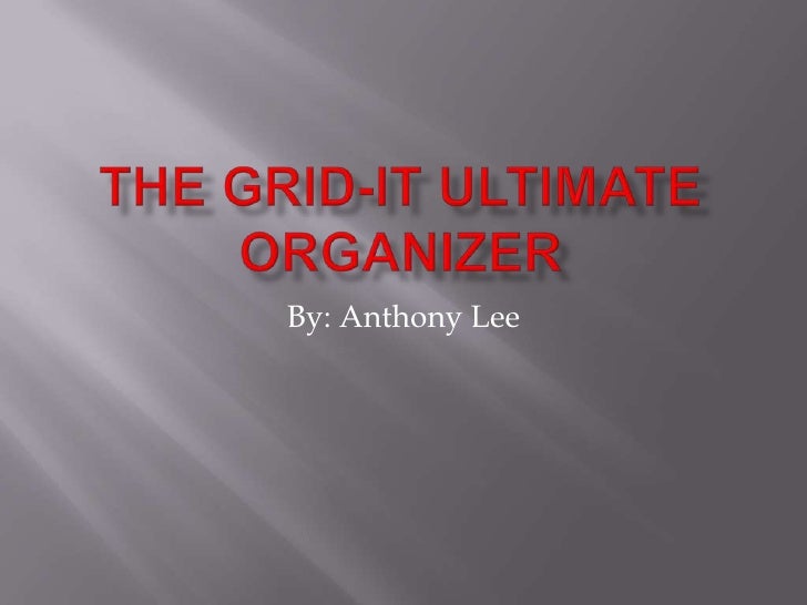 The grid it ultimate organizer