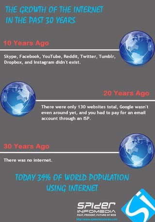 The Growth of the Internet in the Past 30 Years