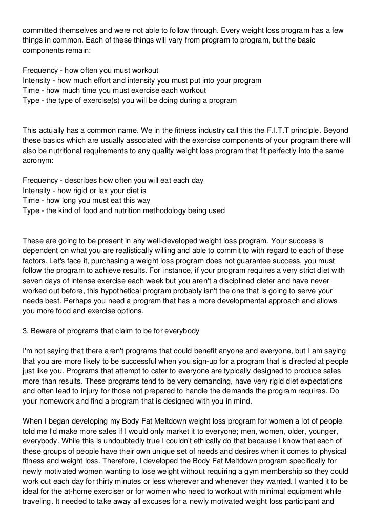 Fat loss in college image 2
