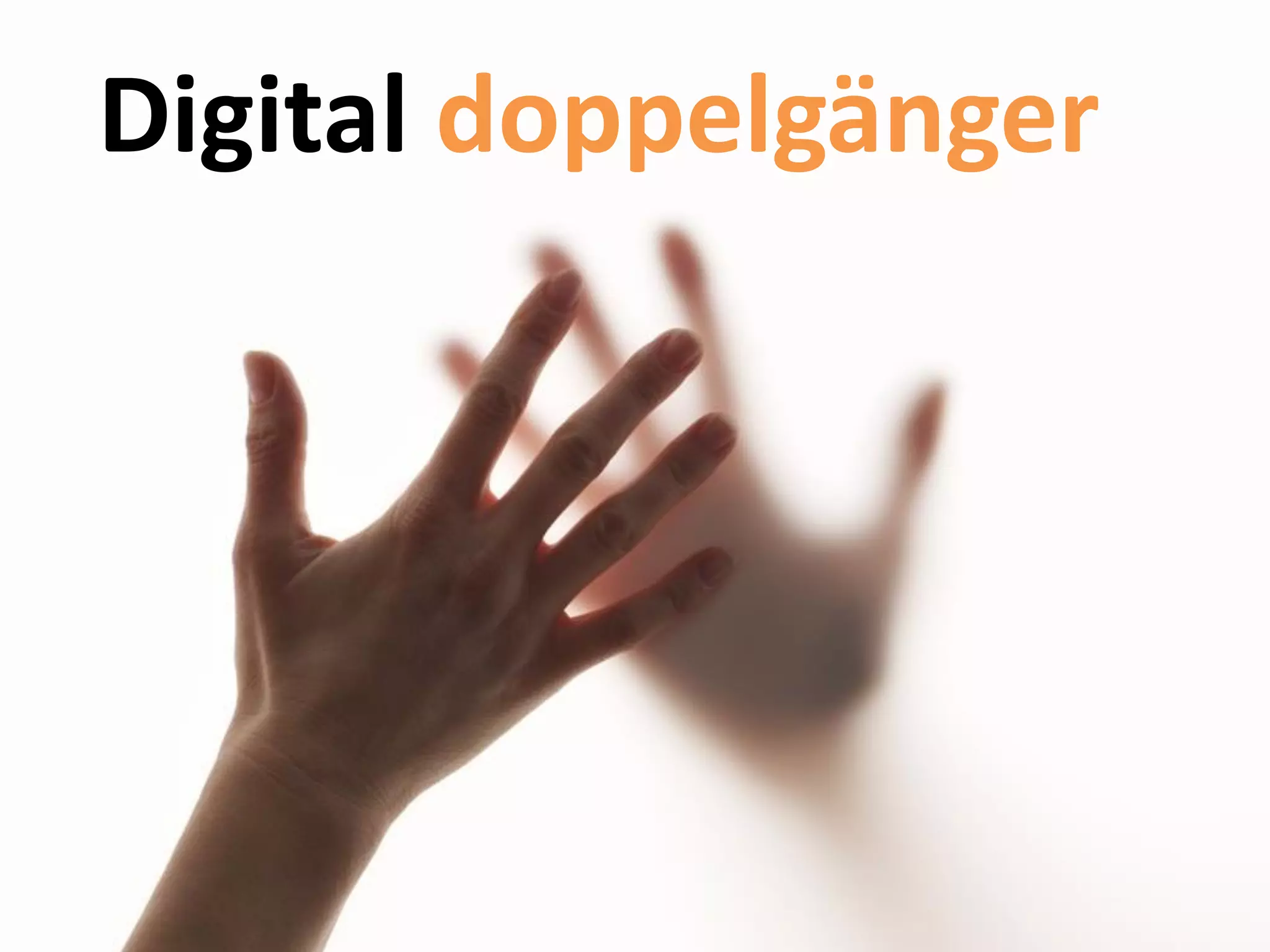 Digital doppelgänger
 