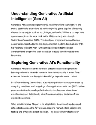 The Guide to Integrating Generative AI into Unified Continuous Testing ...