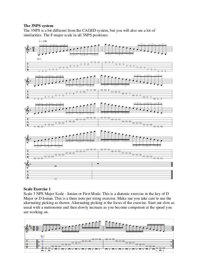 The guitar technique book