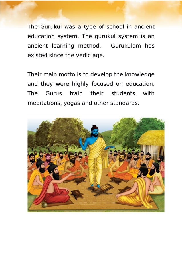 essay on gurukul system of education