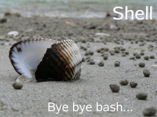 Shell



Bye bye bash...
 