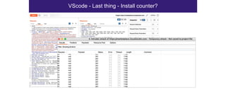 VScode - Last thing - Install counter?
 