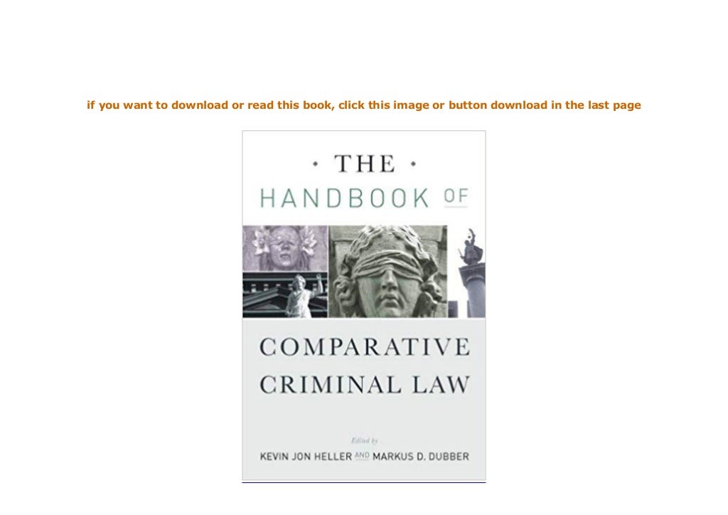 BOOK_TEXTBOOK The Handbook of Comparative Criminal Law 1st Edition