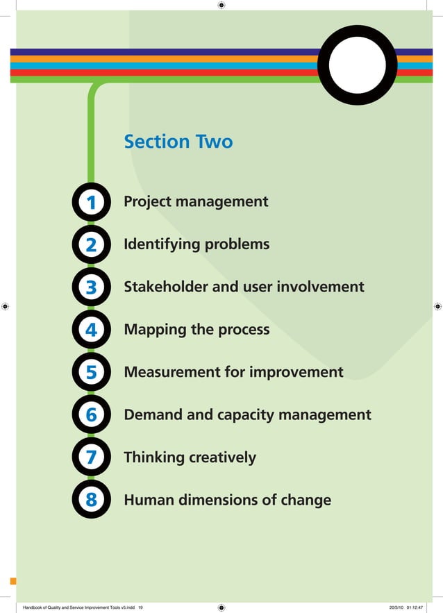 The handbook of quality and service improvement tools 2010
