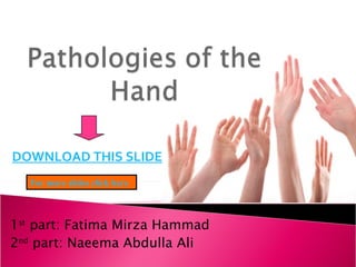 1 st  part: Fatima Mirza Hammad 2 nd  part: Naeema Abdulla Ali     DOWNLOAD THIS SLIDE For more slides click here 