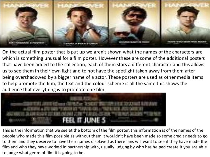 movie analysis the hangover Summarizing the plot of a movie like hangover 3 is a little pointless let's face it, the plot is pretty much here just to get us from one joke to the next and to throw. movie analysis the hangover Summarizing the plot of a movie like hangover 3 is a little pointless let's face it, the plot is pretty much here just to get us from one joke to the next and to throw.