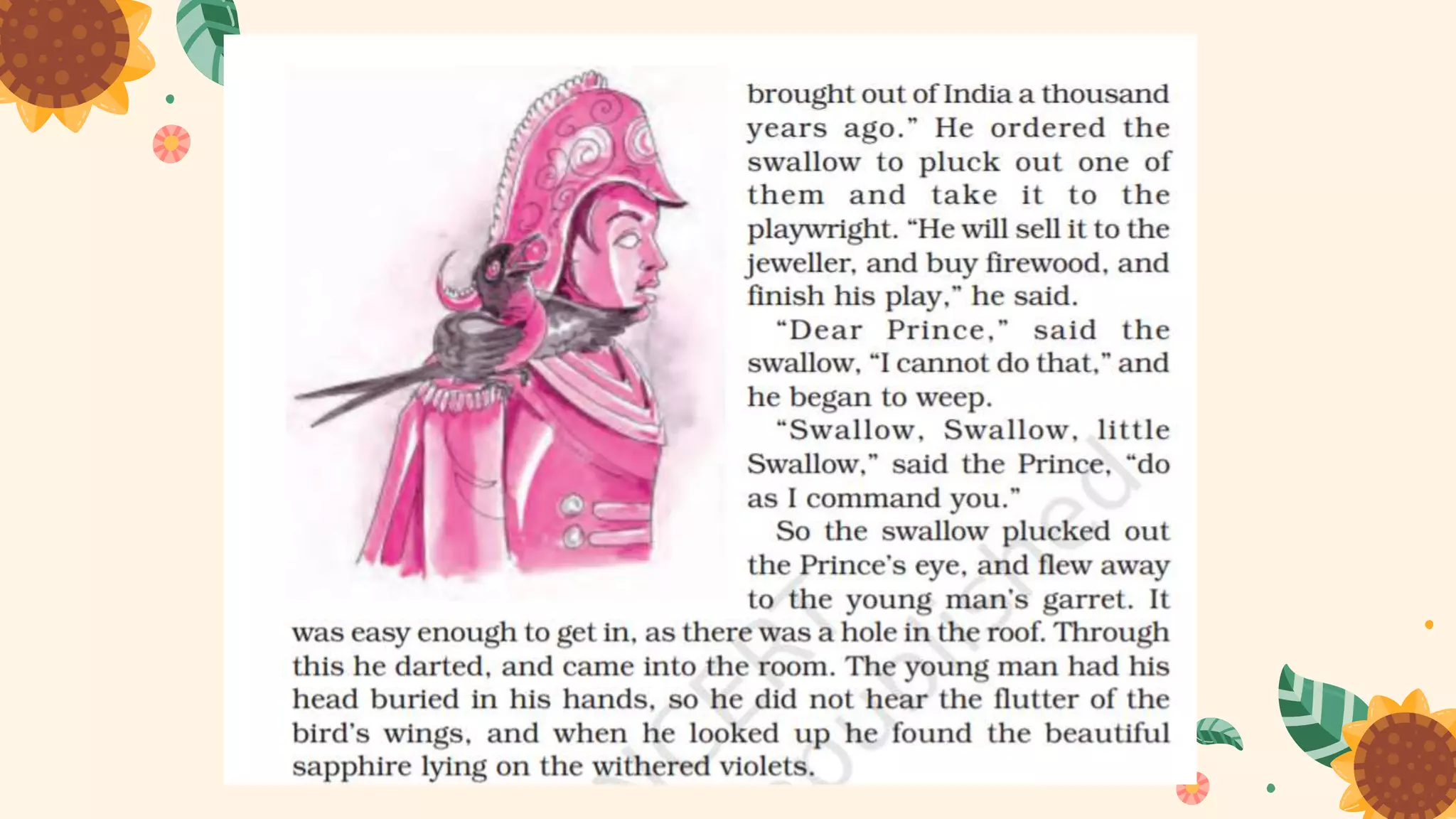 The happy prince ppt- English- class 9 | PPT