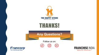 Follow us on:
THANKS!
Any Questions?
 