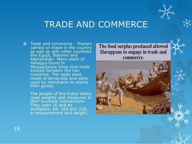 Trading system of harappan civilization