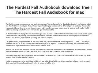 hardest audiobook