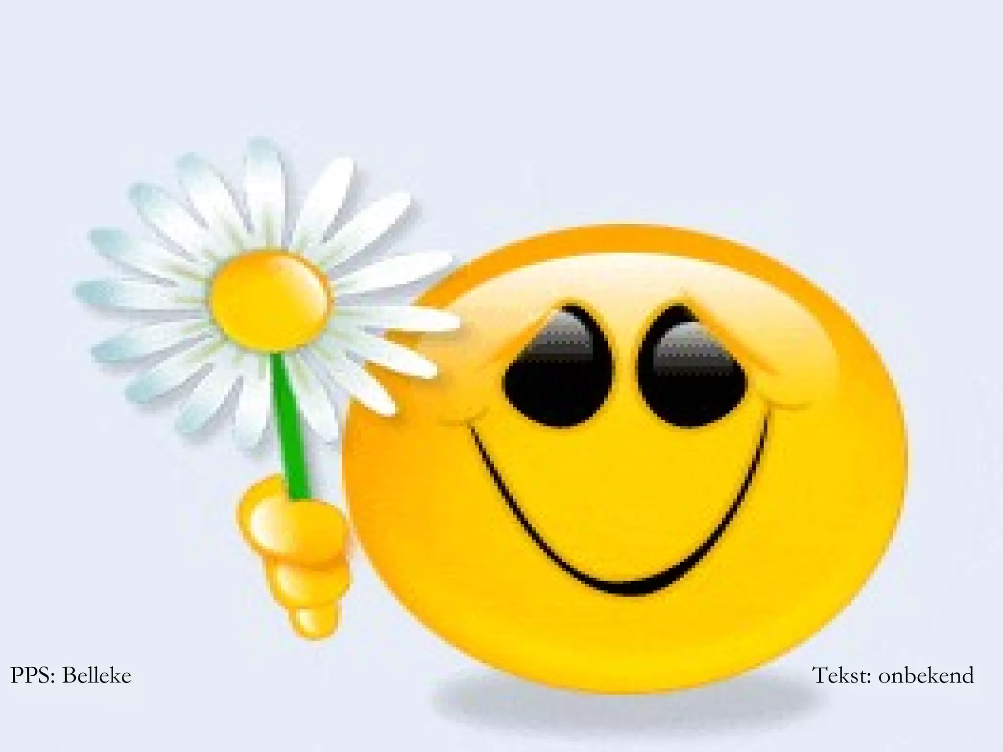 PPS: Belleke Tekst: onbekend
 