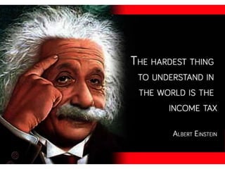 Albert Einstein: The Hardest Thing to Understand in the World is the Income Tax