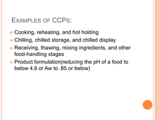 Cooked foods (beans, pasta, potatoes)