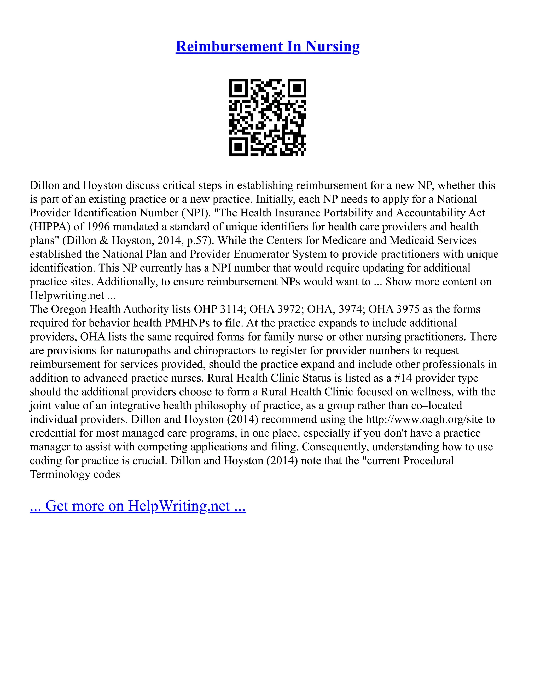 The Healthcare Common Procedure System (HCPCS) | PDF