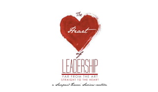 The
Heart
of
LEADERSHIPF A R F R O M T H E A R T
S T R A I G H T T O T H E H E A R T
a Swapnil Tewari Sessions creation
 