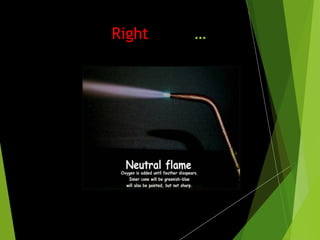 Getting the Right flame…
 