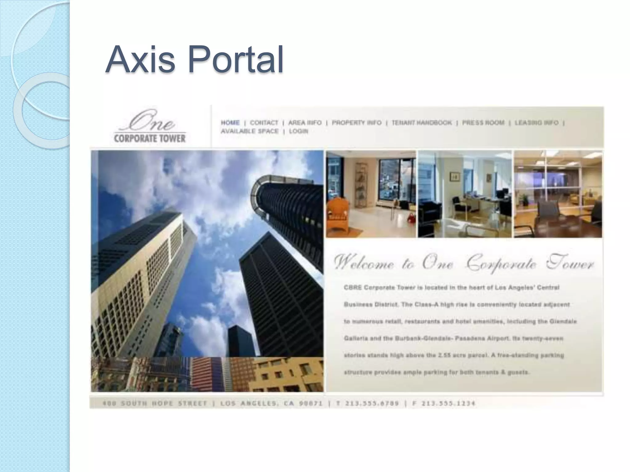 Axis Portal 
 