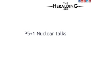P5+1 Nuclear talks
 