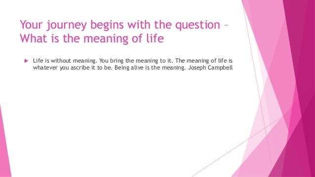 The hero’s journey