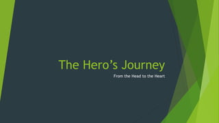 The Hero’s Journey
From the Head to the Heart
 