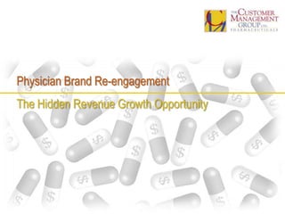 Physician Brand Re-engagement
The Hidden Revenue Growth Opportunity
 