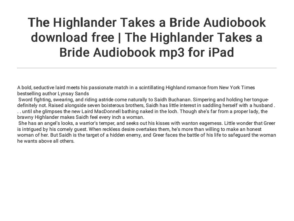 the highlander takes a bride the highlander takes a bride