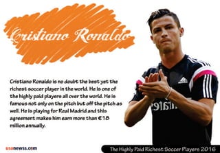The highly paid richest soccer players 2016 01