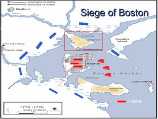 Siege of BostonSiege of Boston
= British
 