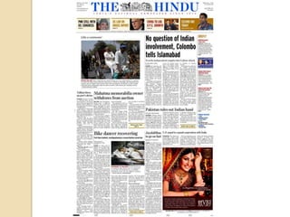 Key Milestones:
Sept 20, 1878 : Six young men start The Hindu as a weekly
edition.
April 1, 1889 : The Hindu becomes an ev...