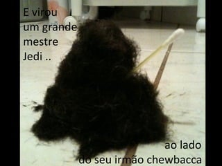 E virou
um grande
mestre
Jedi ..




                            ao lado
            do seu irmão chewbacca
 