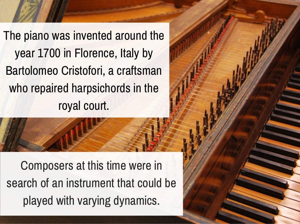 The History of the Piano