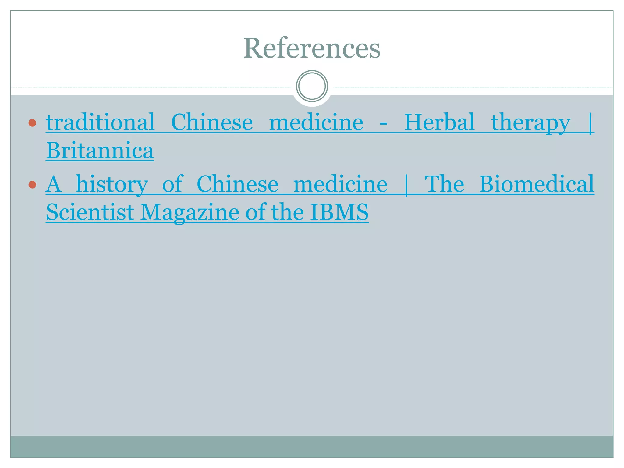 The history & development of traditional chinese medicine | PPTX