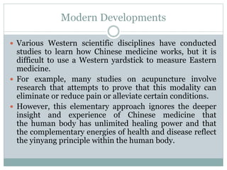The history & development of traditional chinese medicine | PPTX