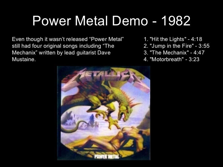 The History of Metallica