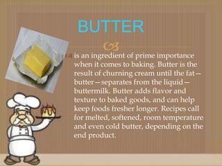 The History of baking | PPTX