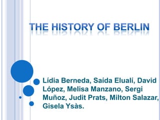 Lídia Berneda, Saída Elualí, David
López, Melisa Manzano, Sergi
Muñoz, Judit Prats, Milton Salazar,
Gisela Ysàs.
 