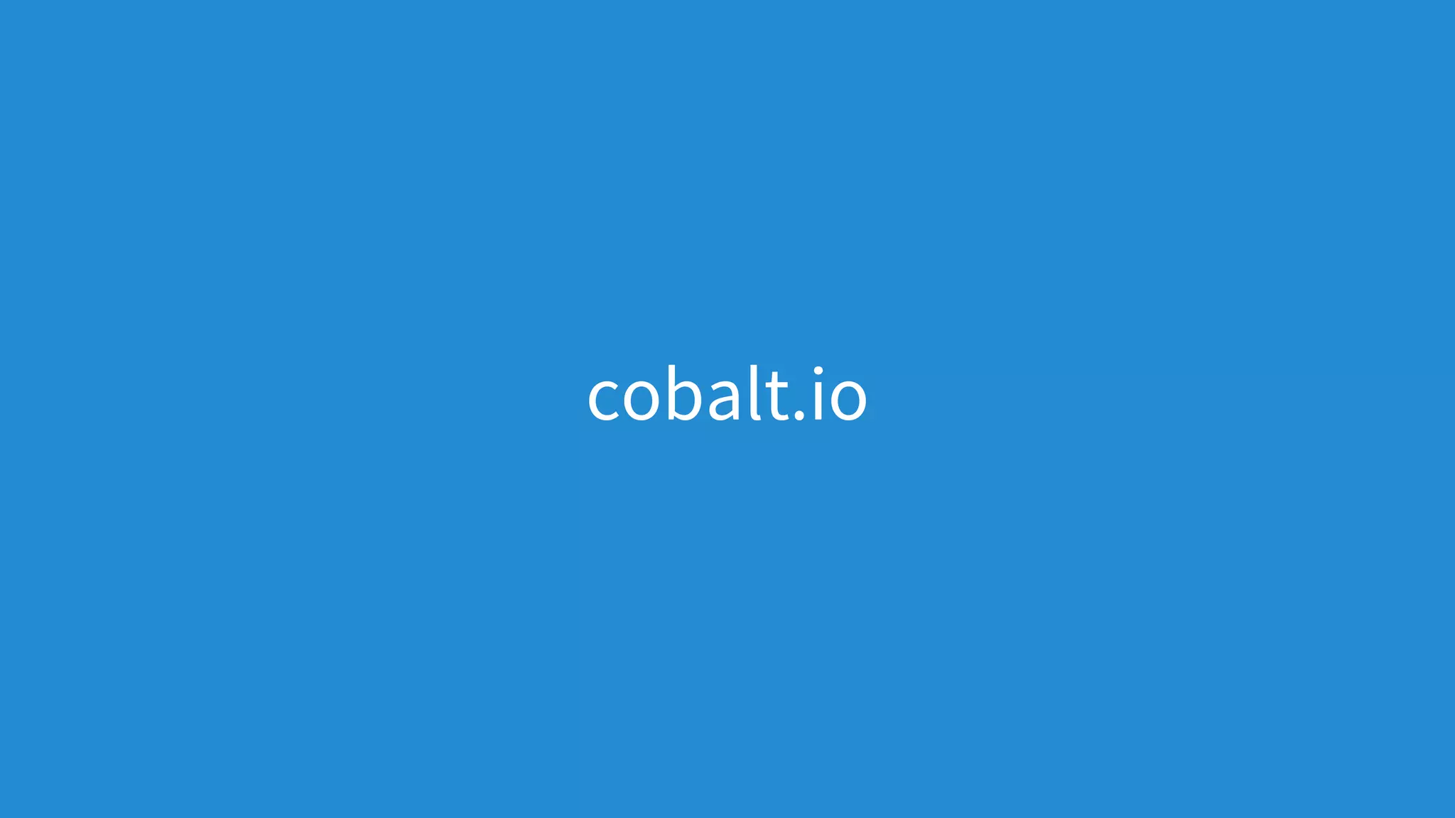 cobalt.io
 
