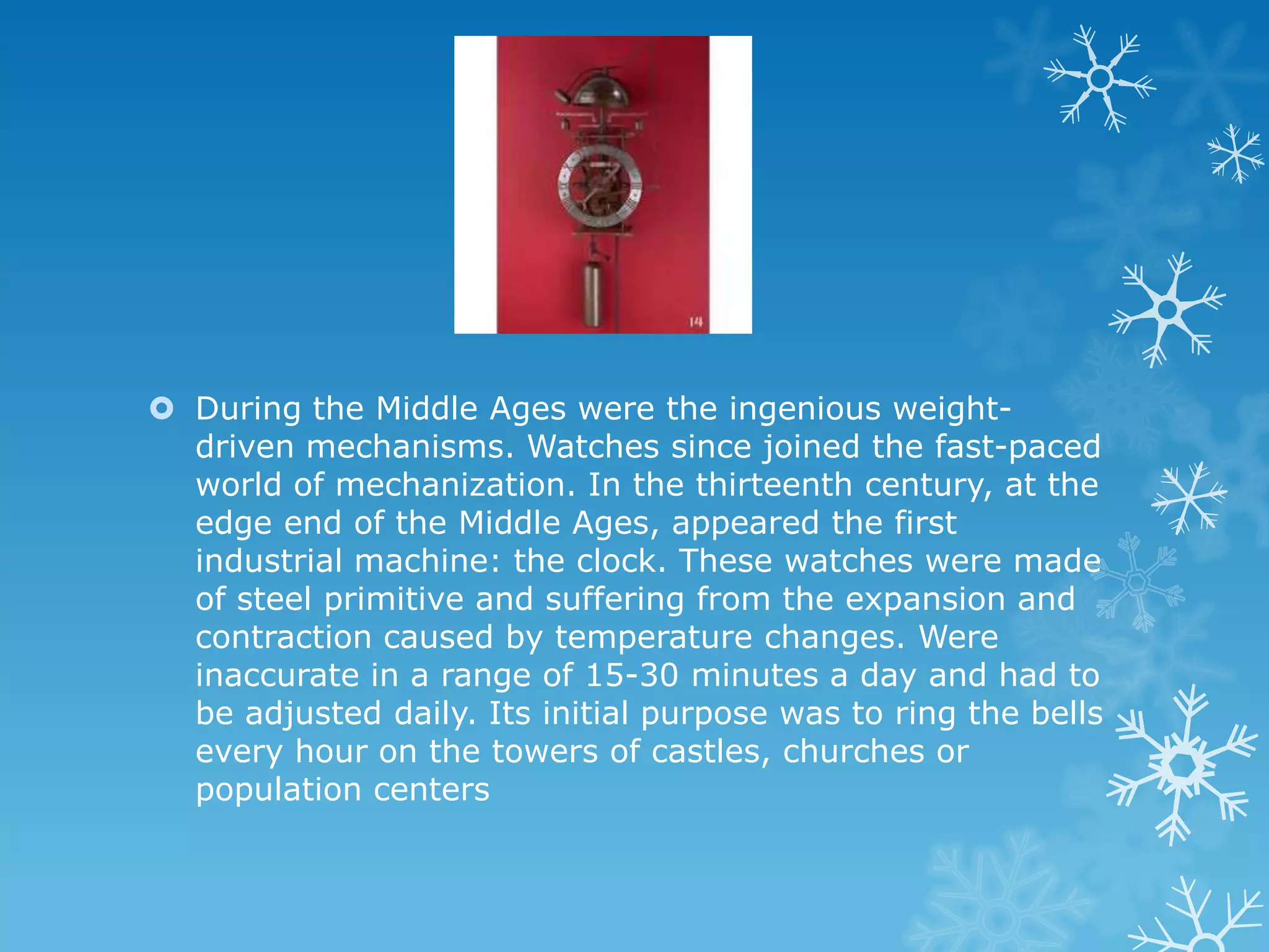 The history of clocks | PPTX