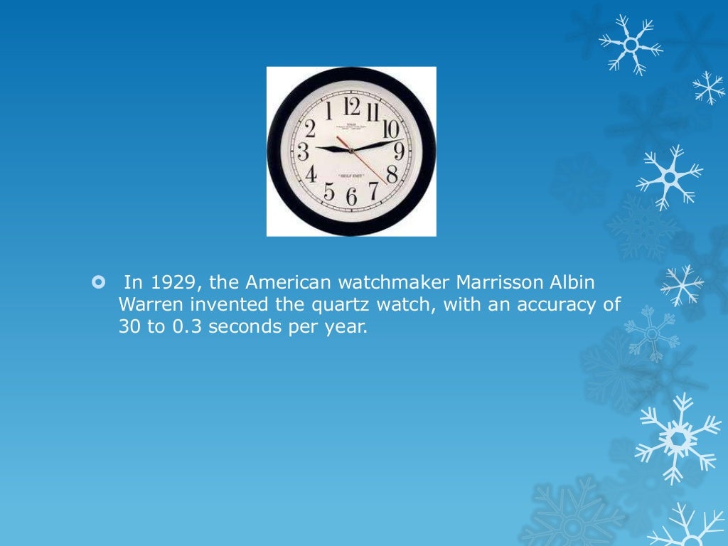 The history of clocks