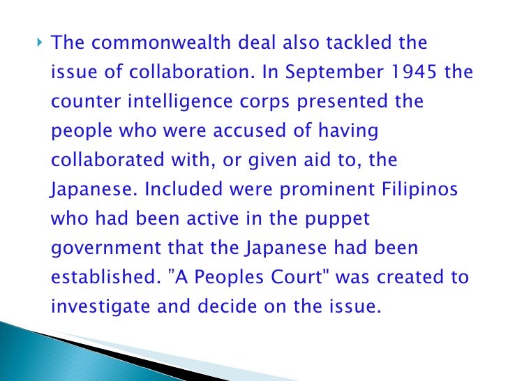 The history of commonwealth period