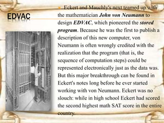 The history of computer | PPTX