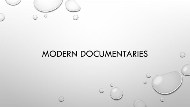 The History Of Documentary Films Presentation Pptx